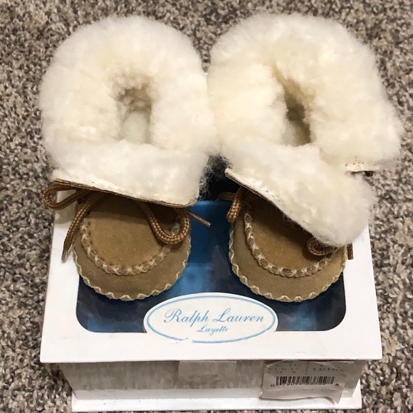 Ralph Lauren Other - Ralph Lauren Infant Moccasin Shoe Sz 2